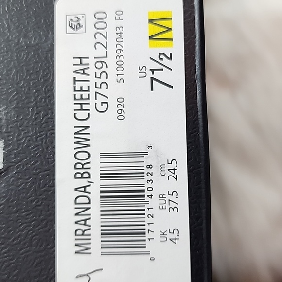 NATURALIZER Womens Brown Animal Print 0.5" Platform Padded Comfort Miranda Round - Picture 9 of 9